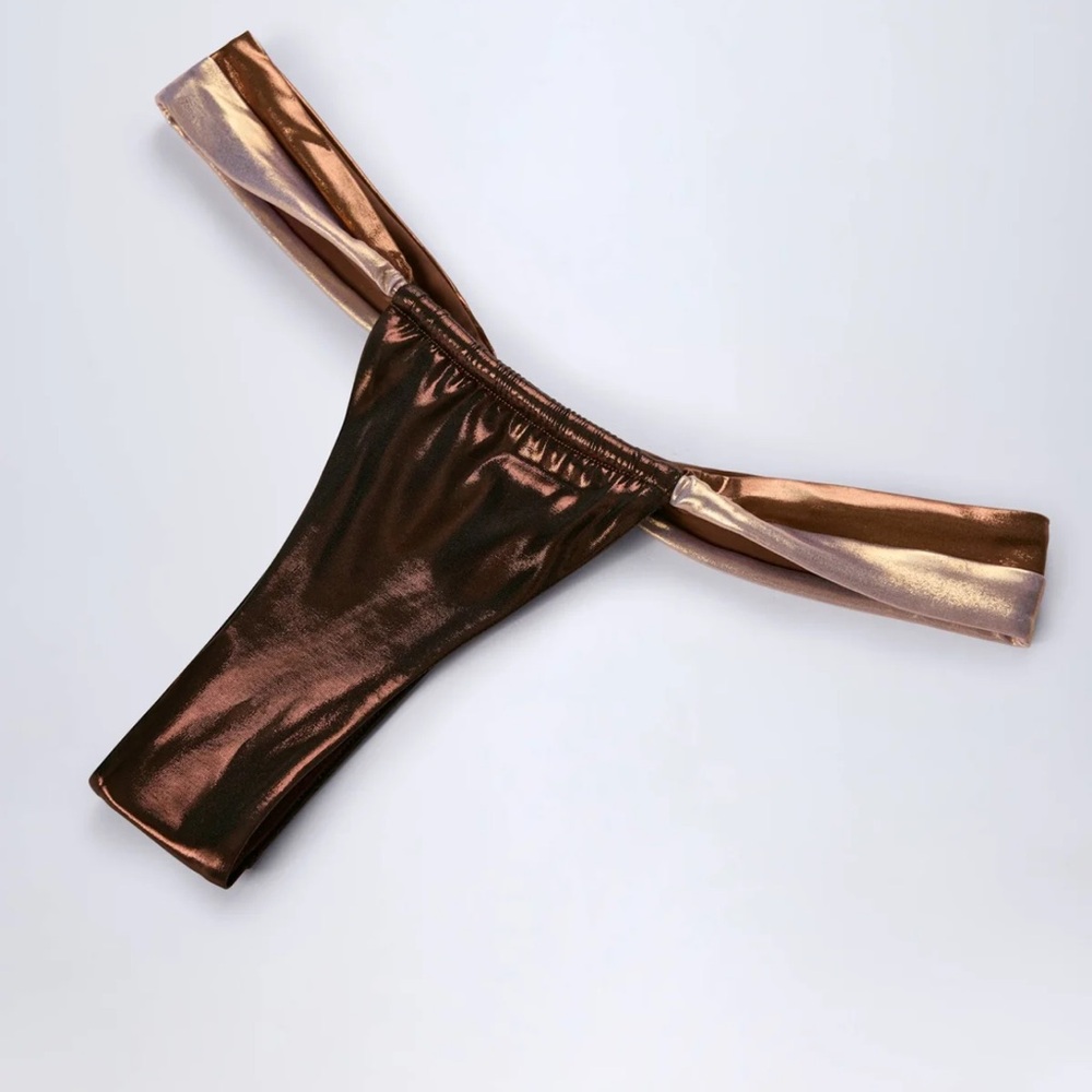 Oh Polly Maravi Metallic Bikini Bottom